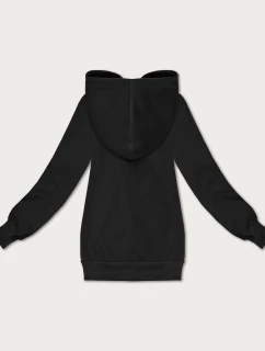 Černá volná klokaní mikina s kapucí model 21395681 - S'WEST