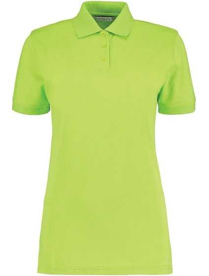 Kustom Kit KK 703 Dámske piqué polo „Superwash“ 43.0703 limetkové