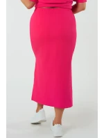Talianska móda Stella maxi farba: fuchsiová
