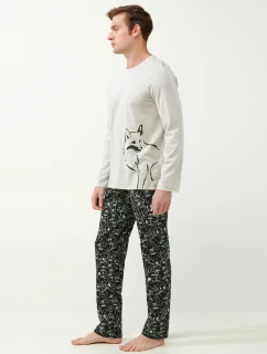 Vamp - Pánske pyžamo s potlačou 21640 - Vamp