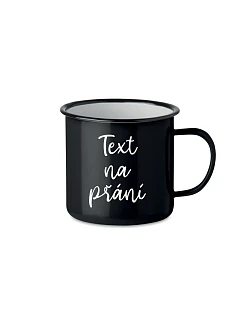 WISHING TEXT - čierna plechovka 300 ml