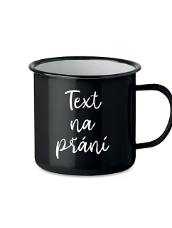 WISHING TEXT - čierna plechovka 300 ml