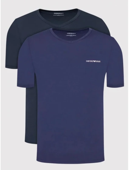 Pánske tričko - 111267 2R717 97035 - tm.modrá - Emporio Armani