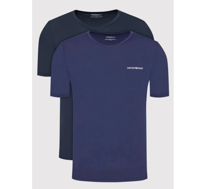 Pánske tričko - 111267 2R717 97035 - tm.modrá - Emporio Armani