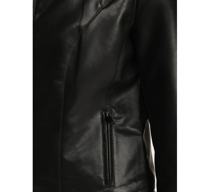 FashionStreet dámska čierna bunda TY5565