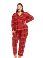 Pyžamo Moraj PDD7200-002 dlhé/r 2XL-3XL pruhované
