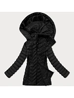 Prešívaná bunda J Style s rovnými bokmi čierna (16M9261-392) Prešívaná bunda J Style s rovnými bokmi čierna (16M9261-392)