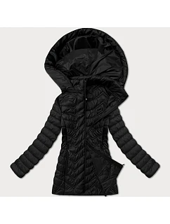 Prešívaná bunda J Style s rovnými bokmi čierna (16M9261-392)