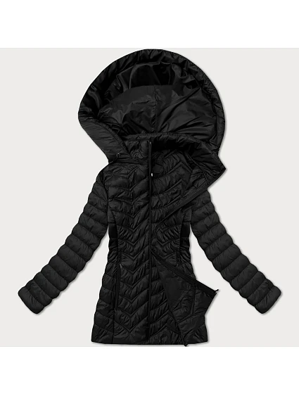 Prešívaná bunda J Style s rovnými bokmi čierna (16M9261-392) Prešívaná bunda J Style s rovnými bokmi čierna (16M9261-392)