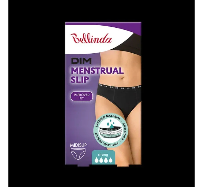 Nočné aj denné menštruačné nohavičky MENSTRUAL SLIP STRONG - BELLINDA - čierna Nočné aj denné menštruačné nohavičky MENSTRUAL SLIP STRONG - BELLINDA - čierna