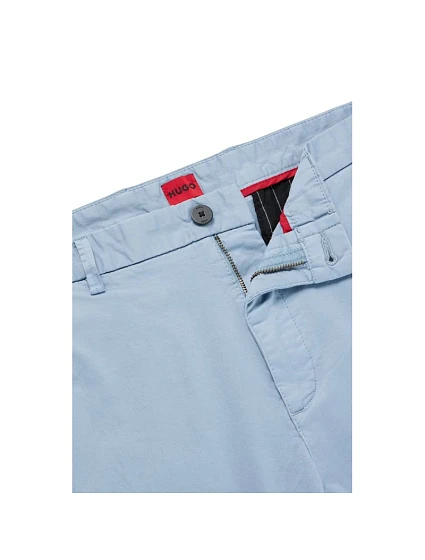Pánské dlouhé kalhoty Boss slim fit z  modré barvy model 21349541 - Hugo