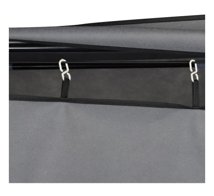 168x45x172 cm TEXTILNÁ ZÁHRADNÁ SIEŇ Tmavo šedá 45238 168x45x172 cm TEXTILNÁ ZÁHRADNÁ SIEŇ Tmavo šedá 45238