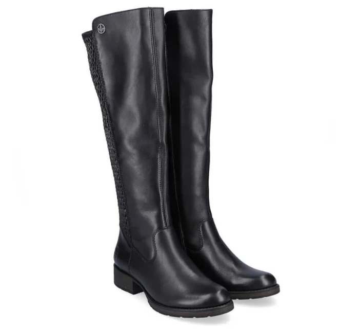 Kožené boty Rieker W model 21891294 černá - Inny