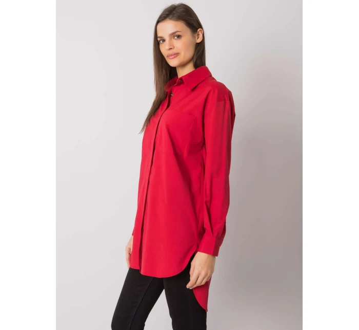 Košeľa EM KS 005.34 tmavo červená