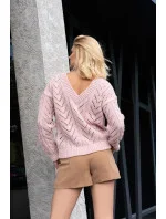 Dámsky sveter Manesa sv.ružový - Merribel