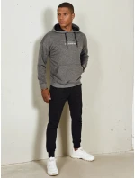 Pánská mikina s potiskem antracitová Dstreet model 21976156 - FashionStreet