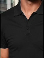 Pánske polo tričko čierne FashionStreet PX0512 Pánske polo tričko čierne FashionStreet PX0512