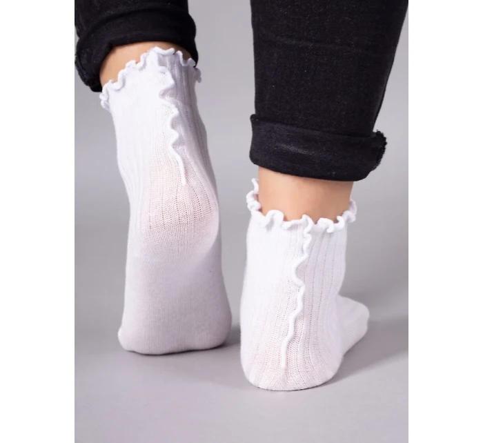 YOCLUB SKA-0027G Ponožky s volánom 20-34 YOCLUB SKA-0027G Ponožky s volánom 20-34