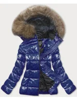 Dámska prešívaná bunda Painted vo farbe Cornflower (7695) Dámska prešívaná bunda Painted vo farbe Cornflower (7695)