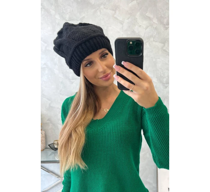 Dámská čepice  černá model 18752317 - K-Fashion