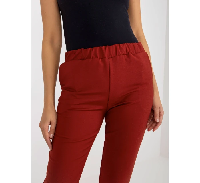 Dámske nohavice LK SP 507797.50P bordová - FPrice