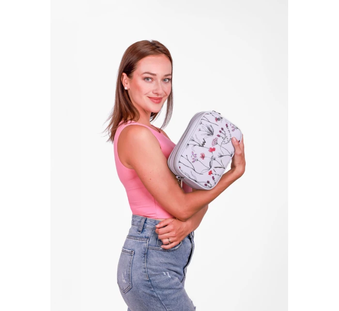 Dámska kabelka Vuch Massimo Wildflowers Grey