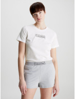 Dámske tričko Lounge T-Shirt Reimagined Heritage S/S CREW NECK 000QS6798E100 biela - Calvin Klein