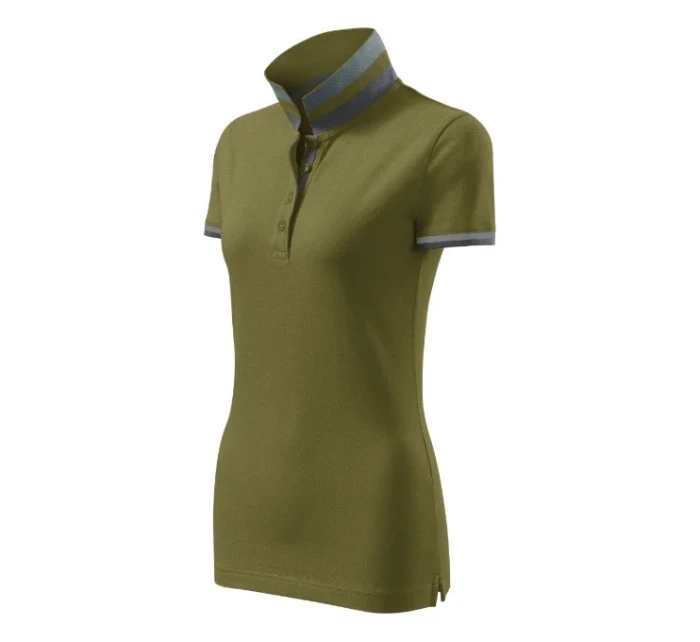 Polokošeľa Collar Up avokádovo zelená Polokošeľa Collar Up avokádovo zelená