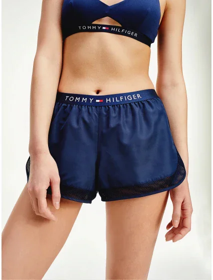 Dámske šortky UW0UW02153-CUN modrá - Tommy Hilfiger Dámske šortky UW0UW02153-CUN modrá - Tommy Hilfiger
