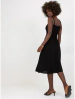 Dámske šaty D73761M30314A Čierne - FPrice Dámske šaty D73761M30314A Čierne - FPrice