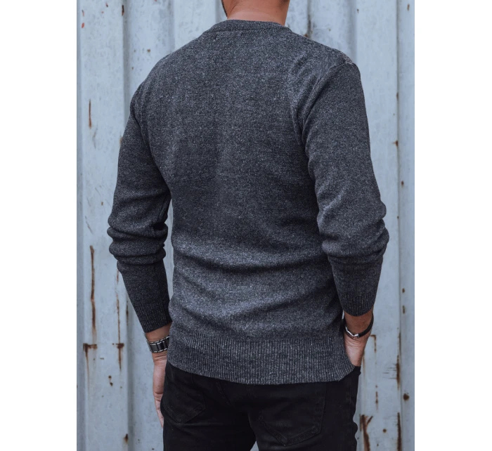 Pánsky tmavosivý sveter FashionStreet WX2210