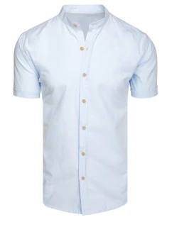 Pánské modré tričko s krátkým rukávem Dstreet model 21989565 - FashionStreet