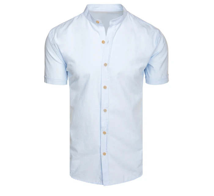 Pánské modré tričko s krátkým rukávem Dstreet model 21989565 - FashionStreet