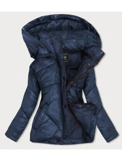 DAMSKA KURTKA PIKOWANA Z KAPTUREM GRANATOWA model 21242351 - Libland