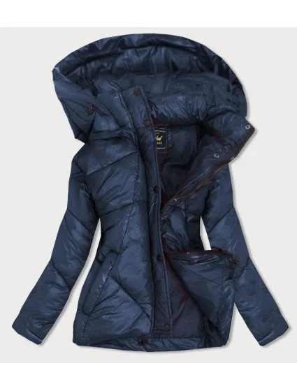 DAMSKA KURTKA PIKOWANA Z KAPTUREM GRANATOWA model 21242351 - Libland