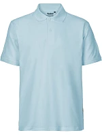 O Pánské piqué polo z bio bavlny light blue model 22503741 - Neutral O Pánské piqué polo z bio bavlny light blue model 22503741 - Neutral
