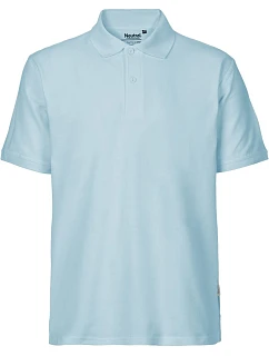 O Pánské piqué polo z bio bavlny light blue model 22503741 - Neutral
