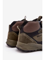 Męskie Buty Trekkingowe Ocieplane Zielone Big Star MM174333