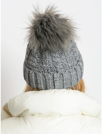 Dámská čepice AT CZ model 14831946 šedá - FPrice