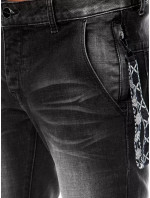 Dstreet UX3805 čierne pánske nohavice
