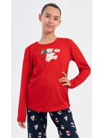 Detské dlhé pyžamo Medveď so šatkou Detské dlhé pyžamo Medveď so šatkou