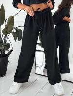 Dámské kalhoty se širokými nohavicemi black Dstreet model 21972567 - FashionStreet