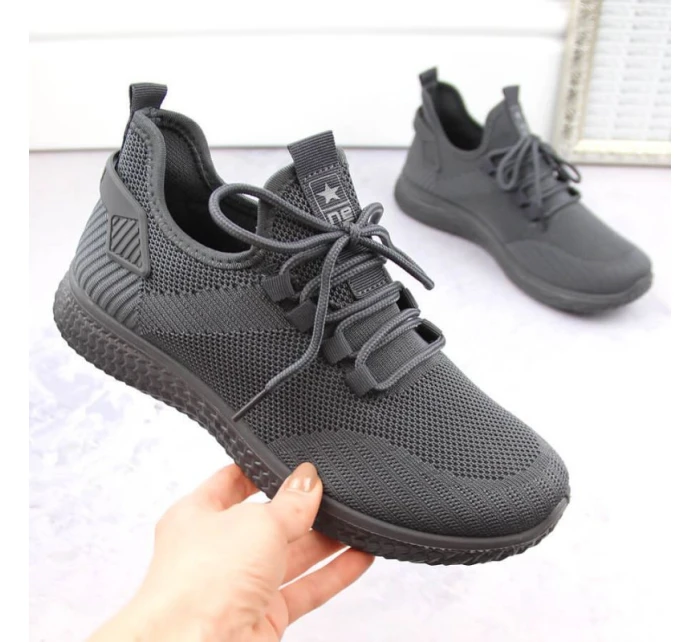 Buty sportowe W szare model 21958256 - NEWS Buty sportowe W szare model 21958256 - NEWS