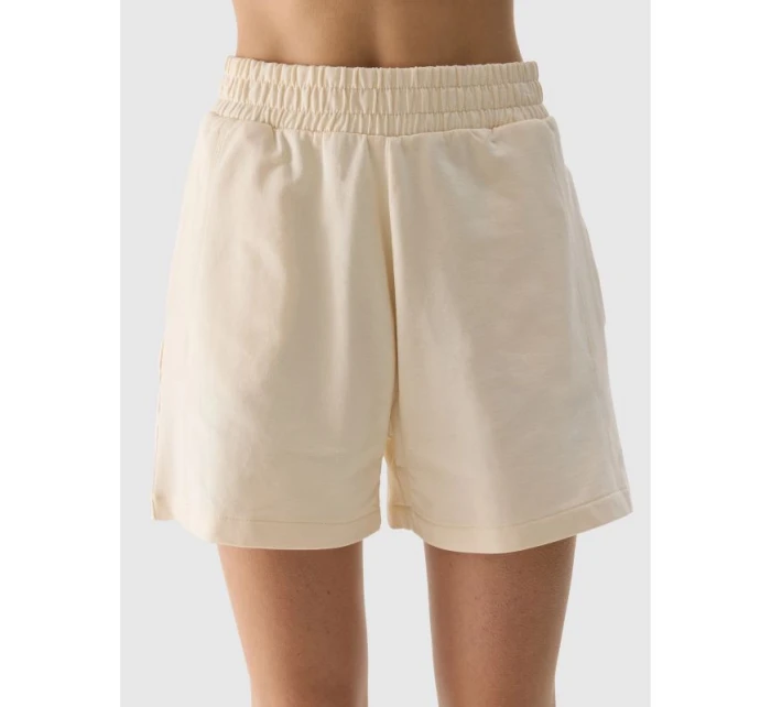 Dámske bavlnené teplákové šortky 4F Dámske bavlnené teplákové šortky 4F