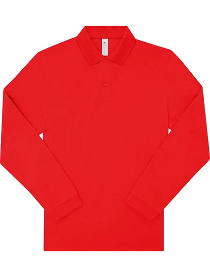 B&C My Polo 180 LSL Piqué – polokošeľa s dlhým rukávom 01.U425 červená B&C My Polo 180 LSL Piqué – polokošeľa s dlhým rukávom 01.U425 červená