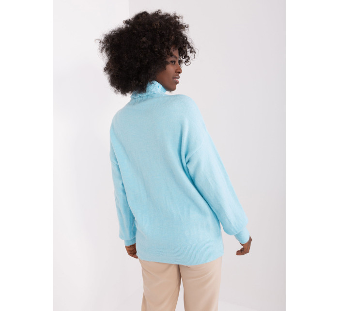 Sweter AT SW 23401.97P jasny niebieski