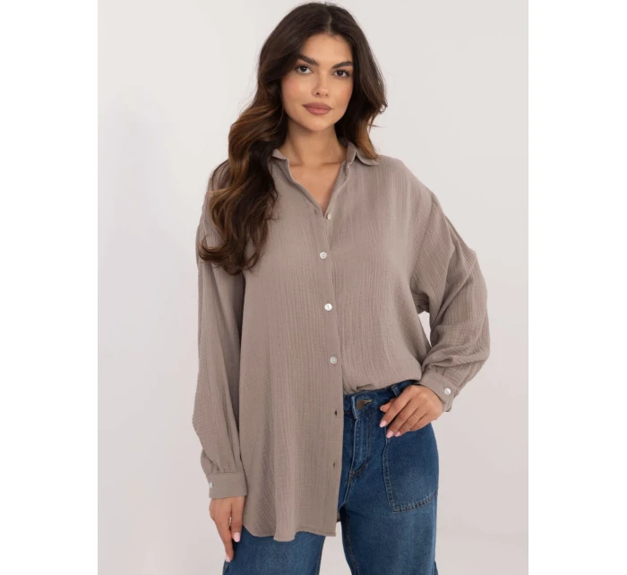 Košeľa D70032M11066D1 tmavá lila Košeľa D70032M11066D1 tmavá lila