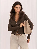 Sweter IR SW model 22400847 brązowy - FPrice Sweter IR SW model 22400847 brązowy - FPrice