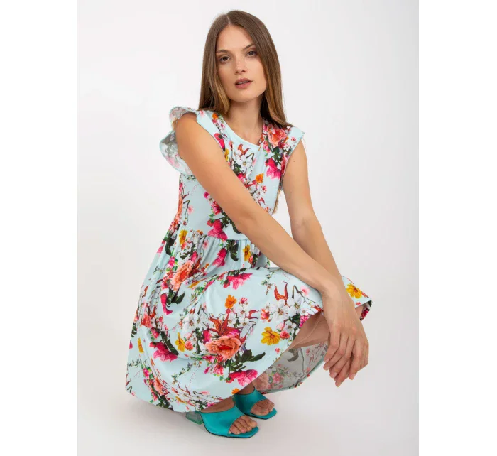 Dámské šaty RV SK model 17500218 světle modré - FPrice Dámské šaty RV SK model 17500218 světle modré - FPrice