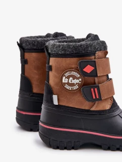 Detské snežnice so suchým zipsom Lee Cooper Camel